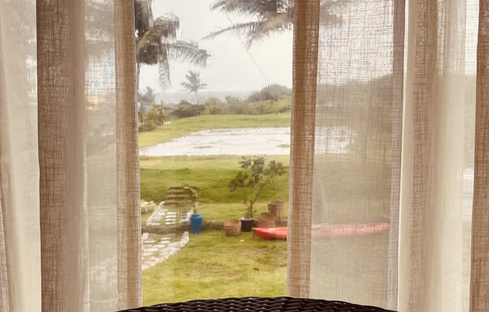 Coastal view from Surf and Sand window